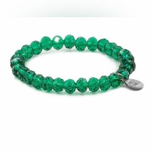 Kinsley Armelle Green Beaded Bracelet